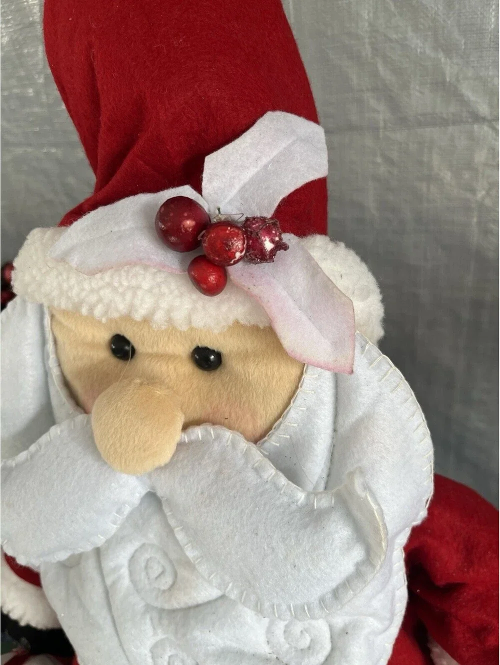 Vintage  Standing  Santa Claus 27” Christmas Decor